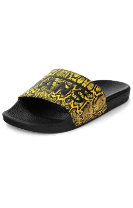 (4LGXXY) Vans, Multi Pythons Slide-On Sandals - Sulphur