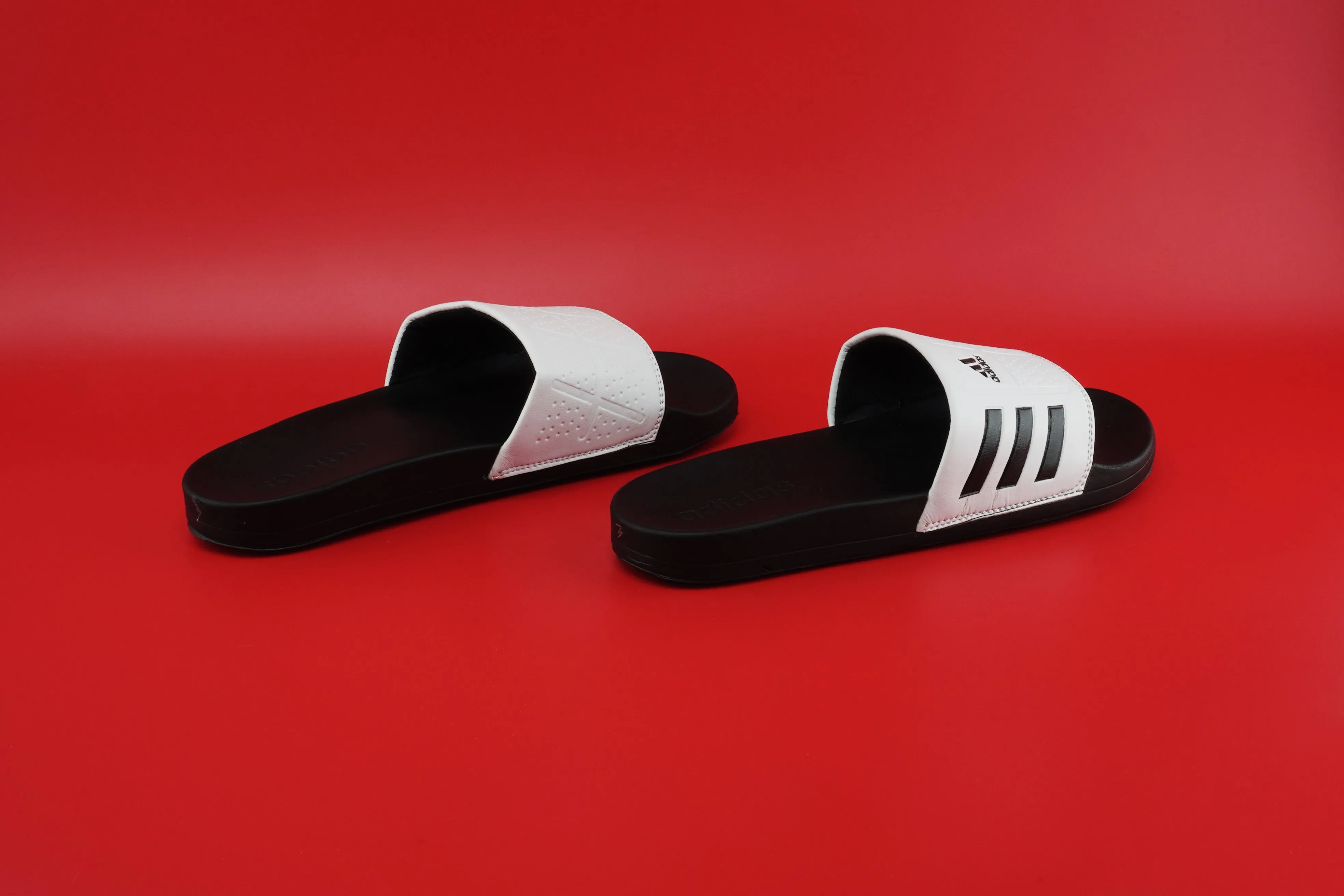 adidas slippers in black