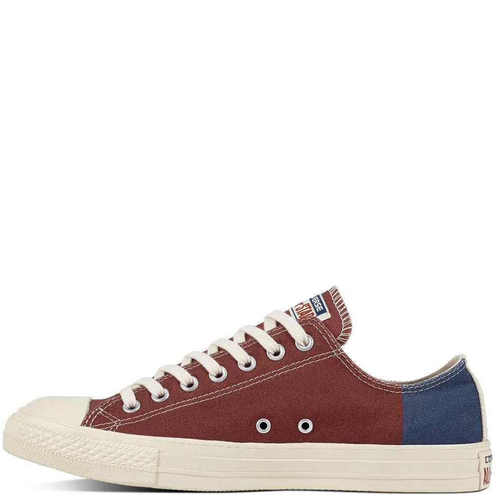 All Star Converse Mens And Womens Brown Blue Sneakers