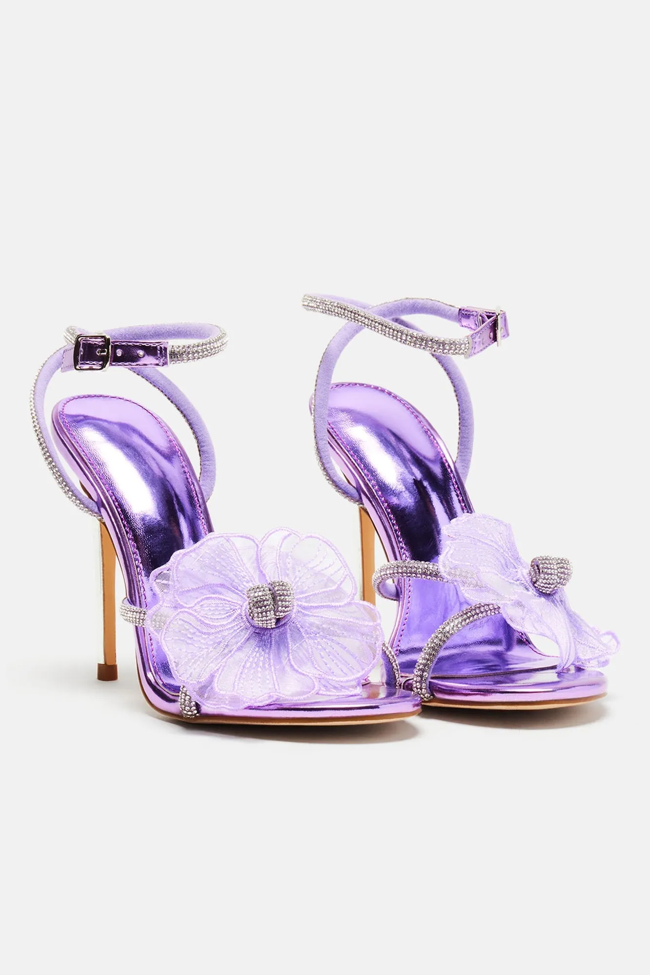 Amozae-Alissa Heeled Sandals - Purple