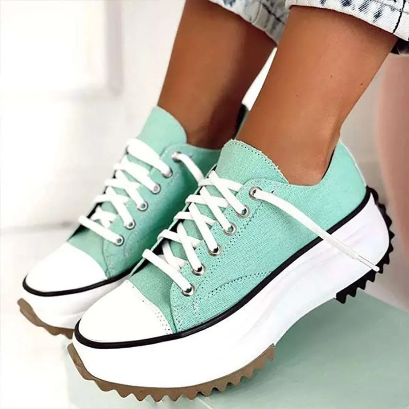 Amozae-Back to College 2024 Women Canvas Shoes Comfort Platform High Top Female Casual Sneakers Fashion Zebra Pattern Lace Up Lady Sports Shoes