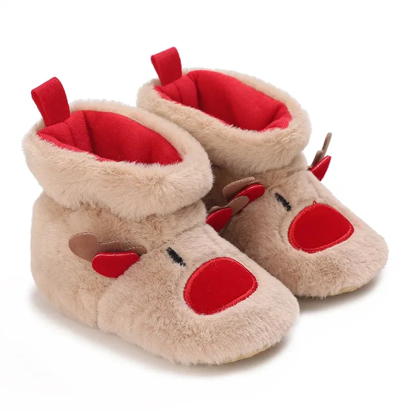 Baby Boys and Girls Anti-Slip Winter Warm Snow Boots