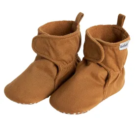 Baby Neutral Brown Soft Booties