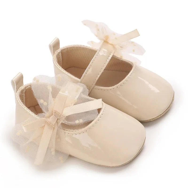 Baby Princess Bowknot Non-Slip Spring Shoes And Socks