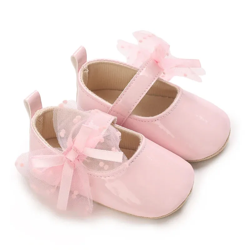 Baby Princess Bowknot Non-Slip Spring Shoes And Socks