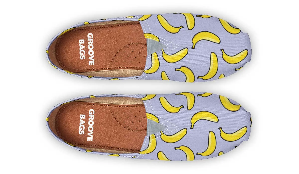 Banana Pattern Casual Shoes