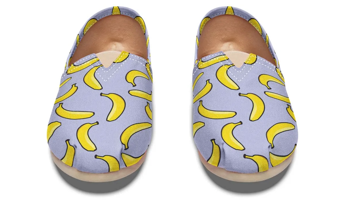 Banana Pattern Casual Shoes