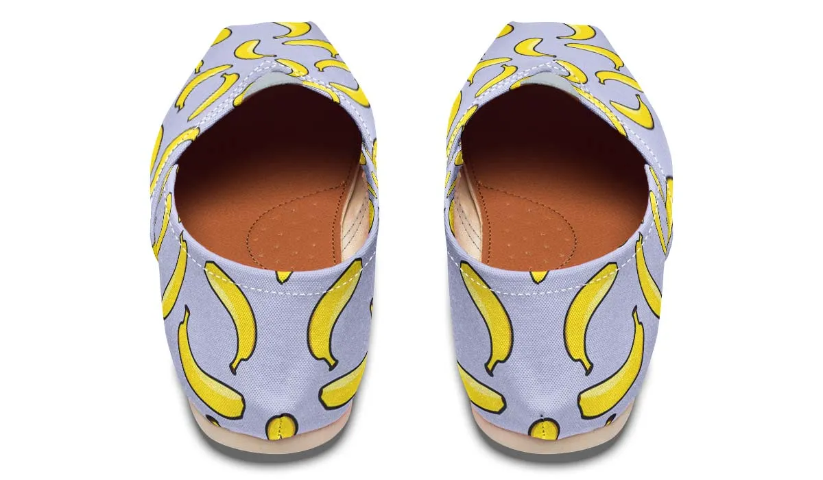 Banana Pattern Casual Shoes