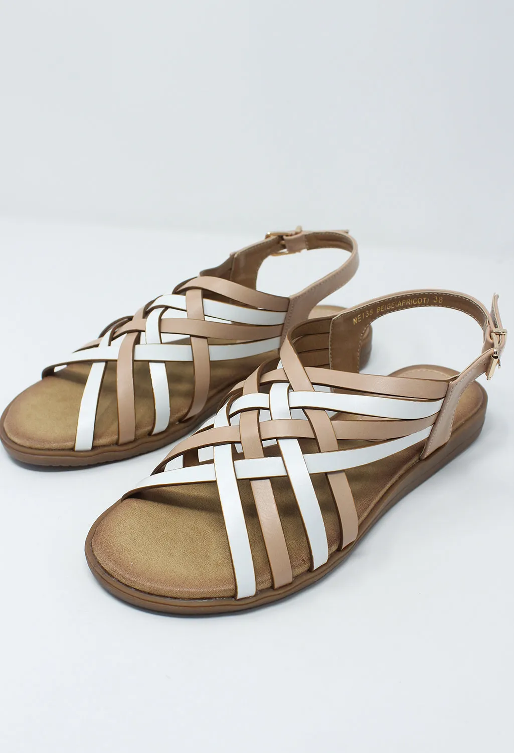 Beige Sling Back Sandal