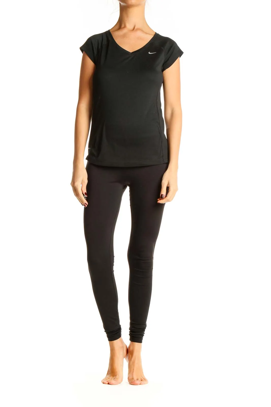 Black Activewear Top