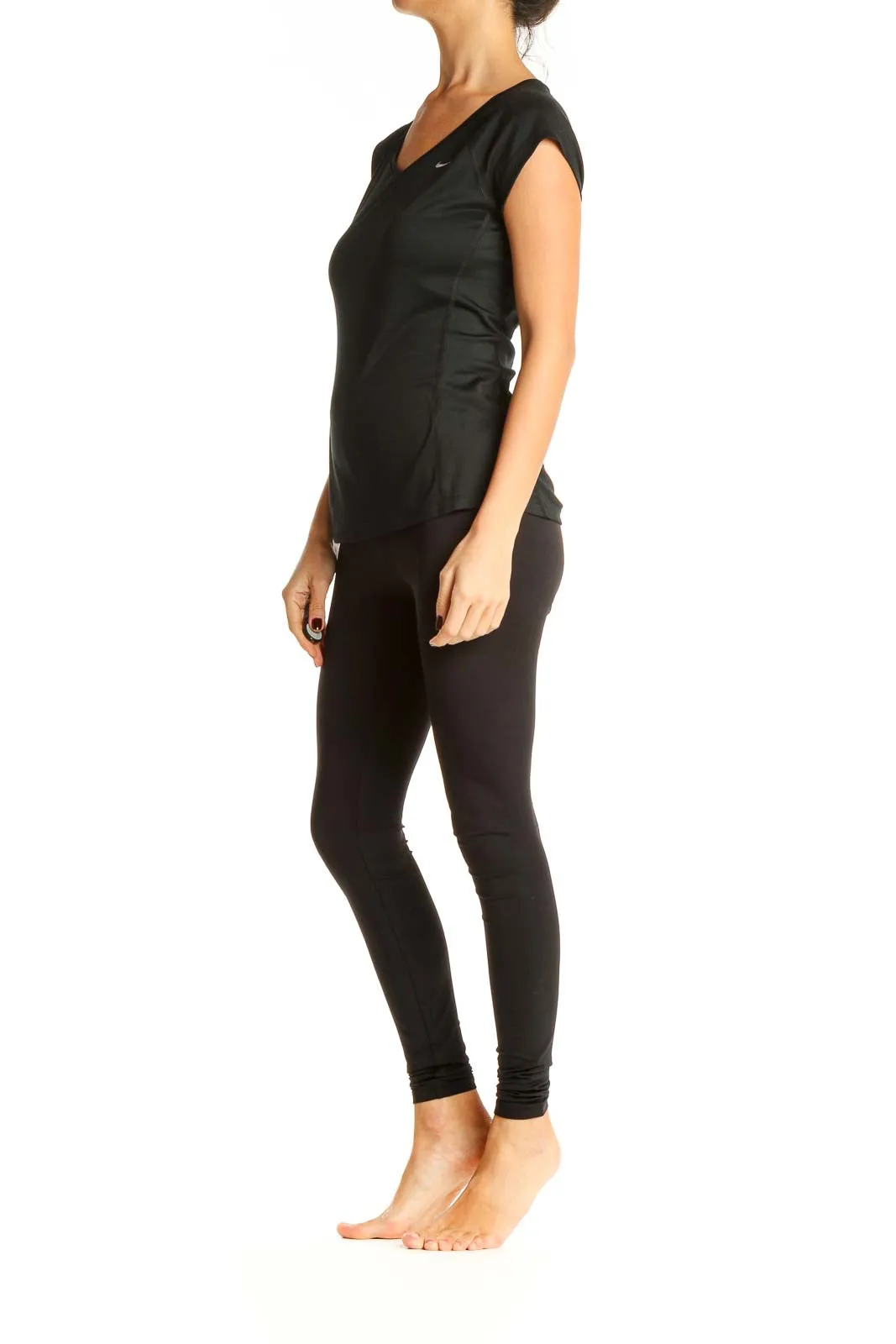 Black Activewear Top