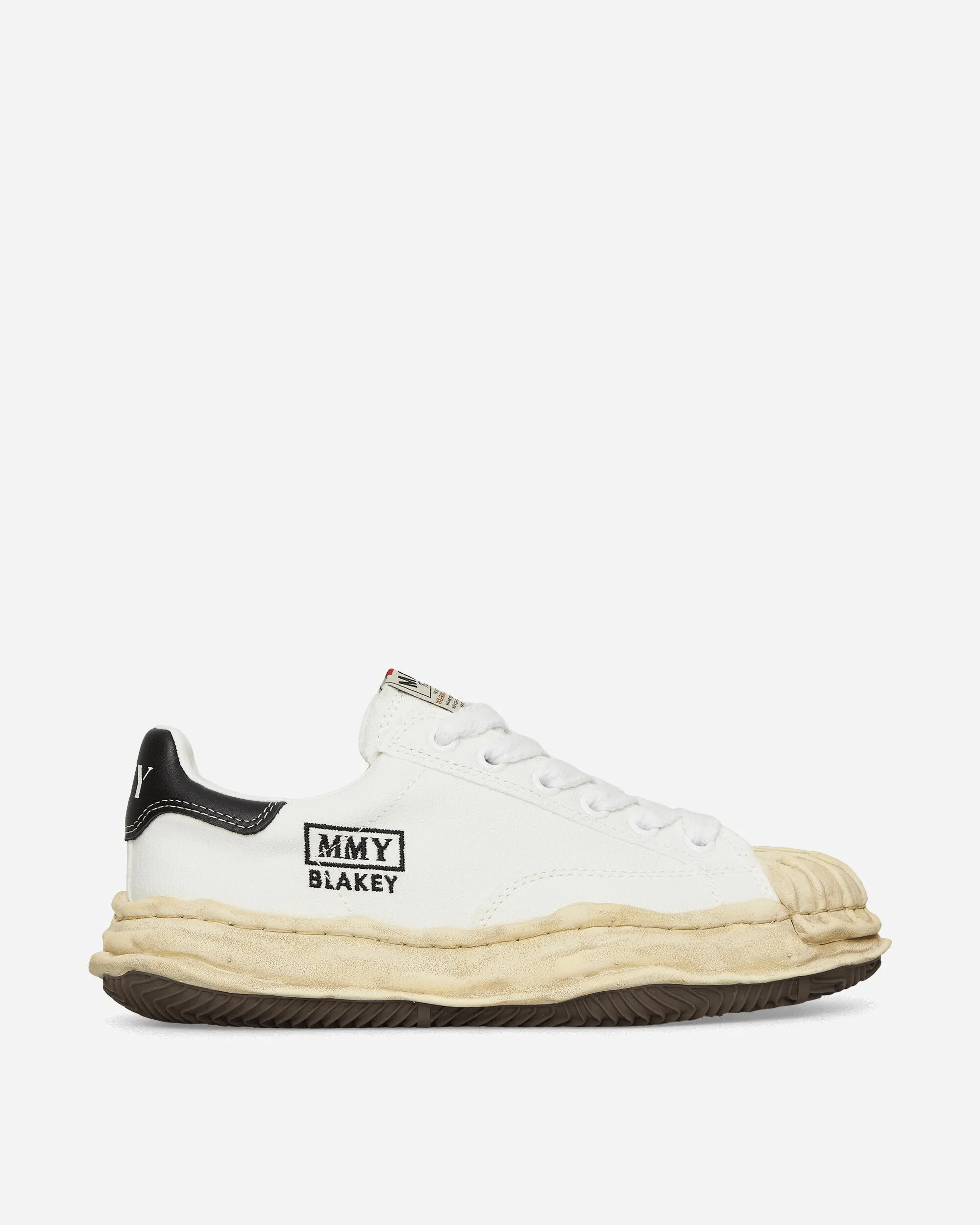 Blakey OG Dyed Sole Canvas Low Sneakers White