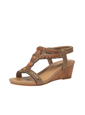 Bohemian Wedge Heels Thick Soles Sandals