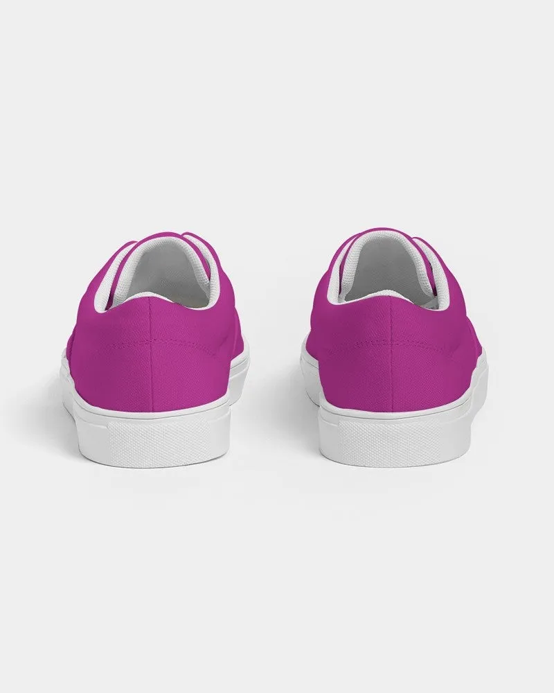 Bright Magenta Purple Women's Canvas Sneakers | Women's | Bright Pure Magenta Purple | C25M100Y0K0