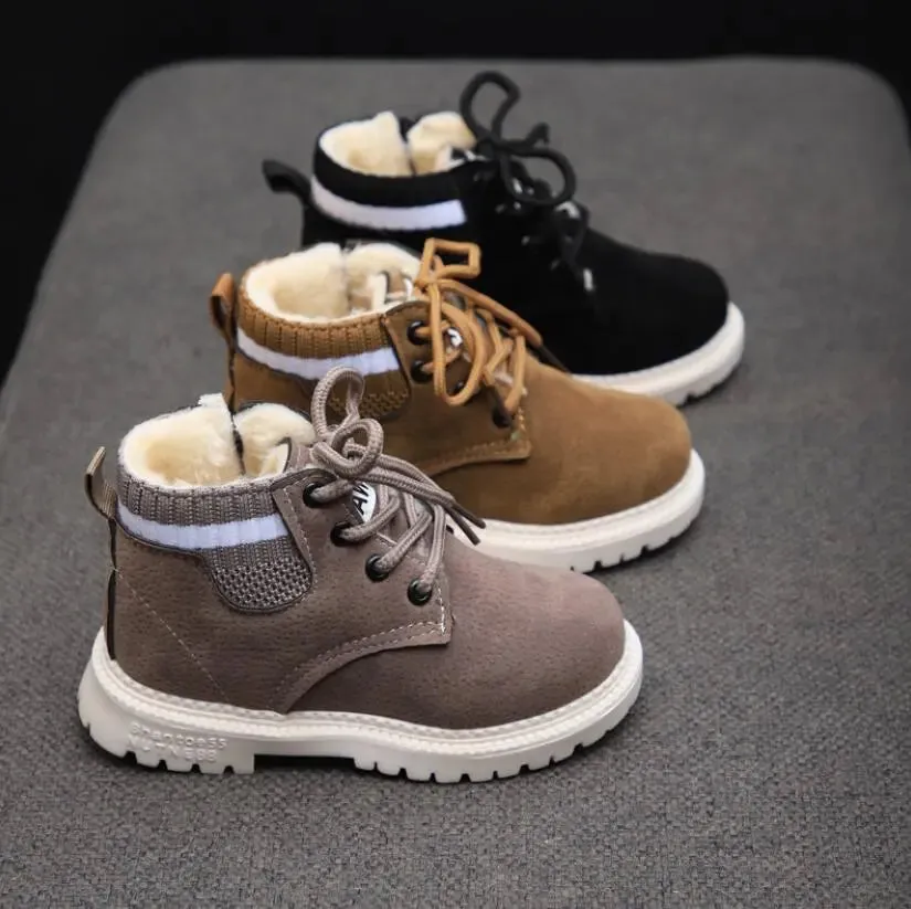 Casual Antislip Winter Boots for Kids Boys Girls