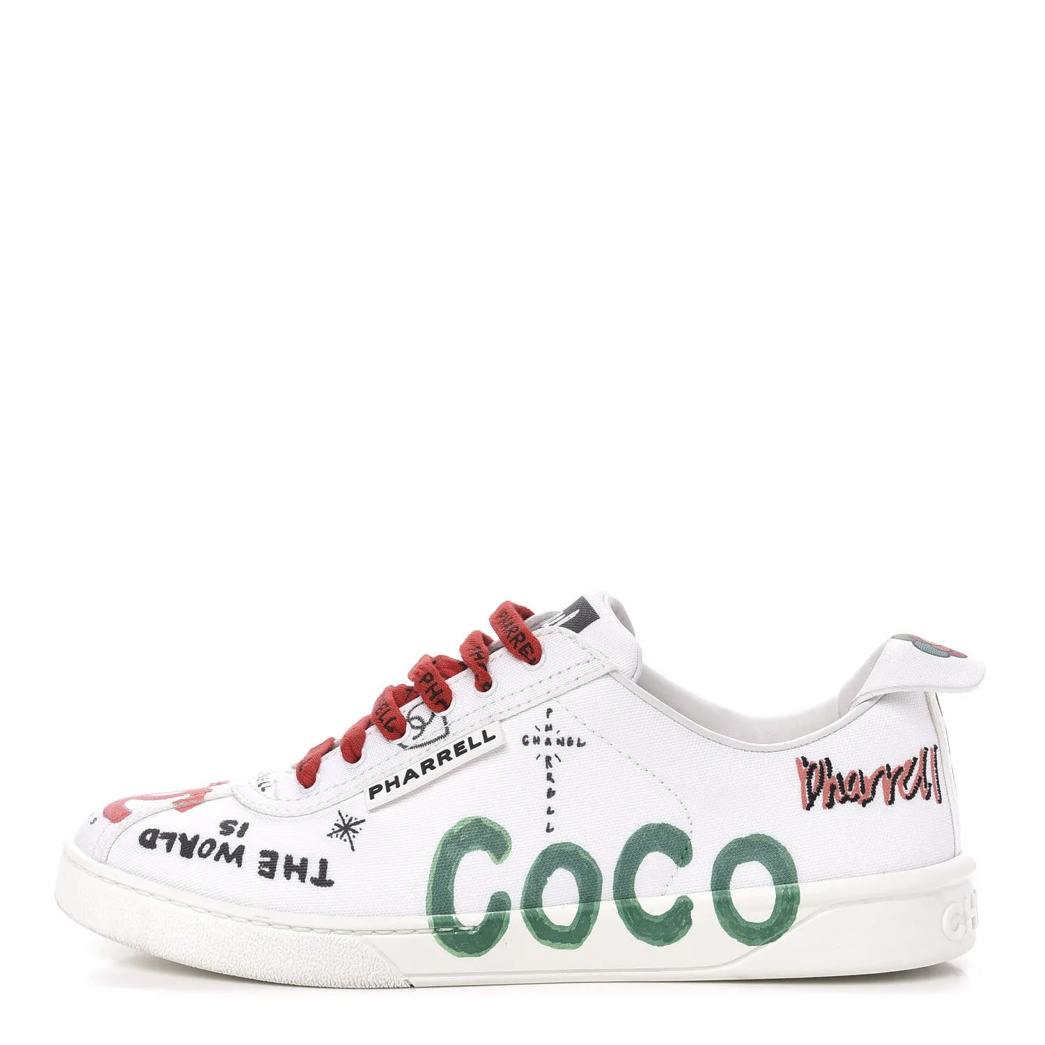 CHANEL X PHARRELL LIMITED EDITION GRAFFITI SNEAKERS