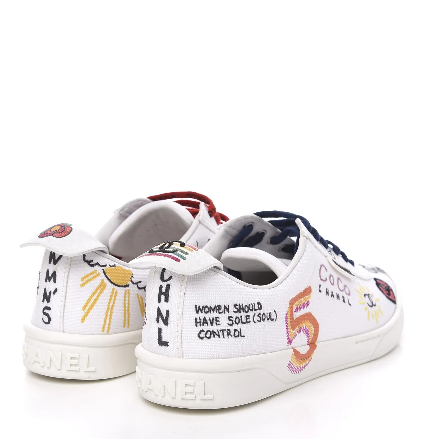 CHANEL X PHARRELL LIMITED EDITION GRAFFITI SNEAKERS