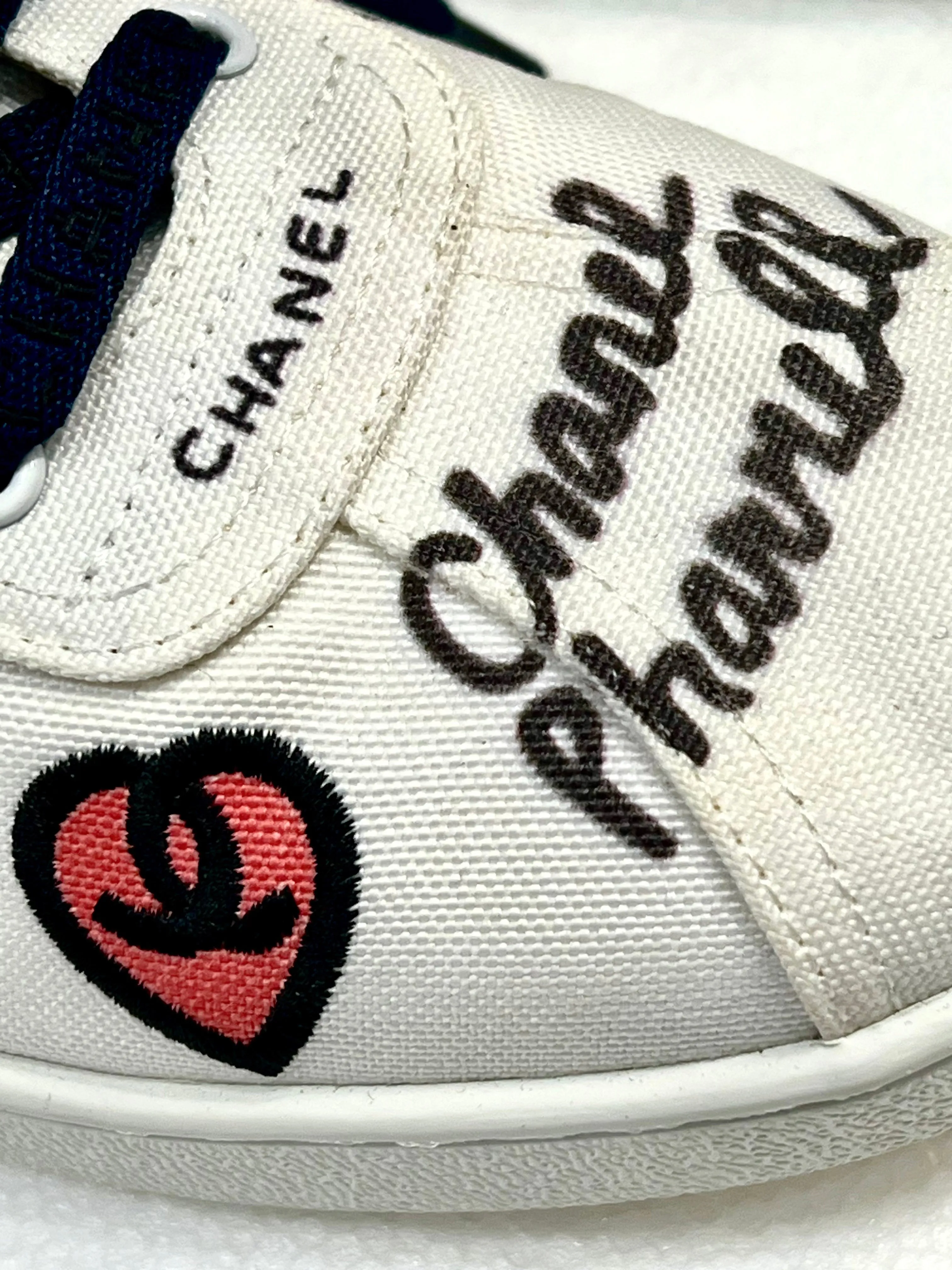 CHANEL X PHARRELL LIMITED EDITION GRAFFITI SNEAKERS