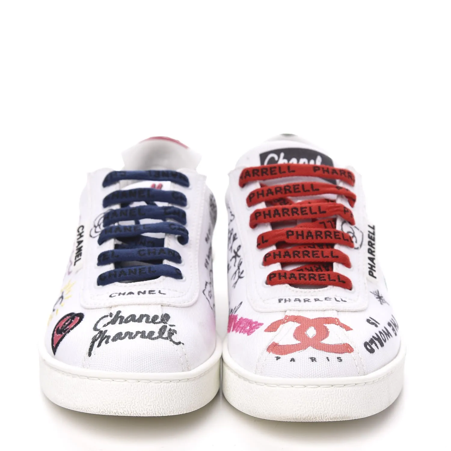 CHANEL X PHARRELL LIMITED EDITION GRAFFITI SNEAKERS