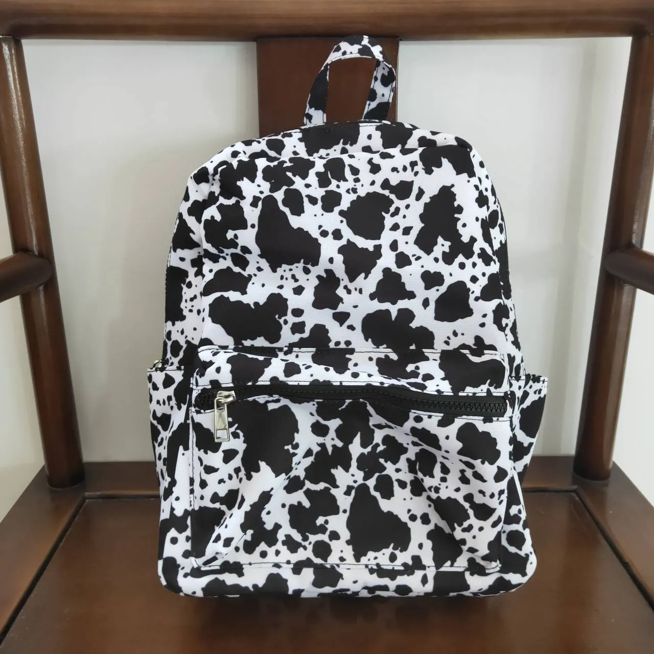 cow pattern black shoulder bag BA0057