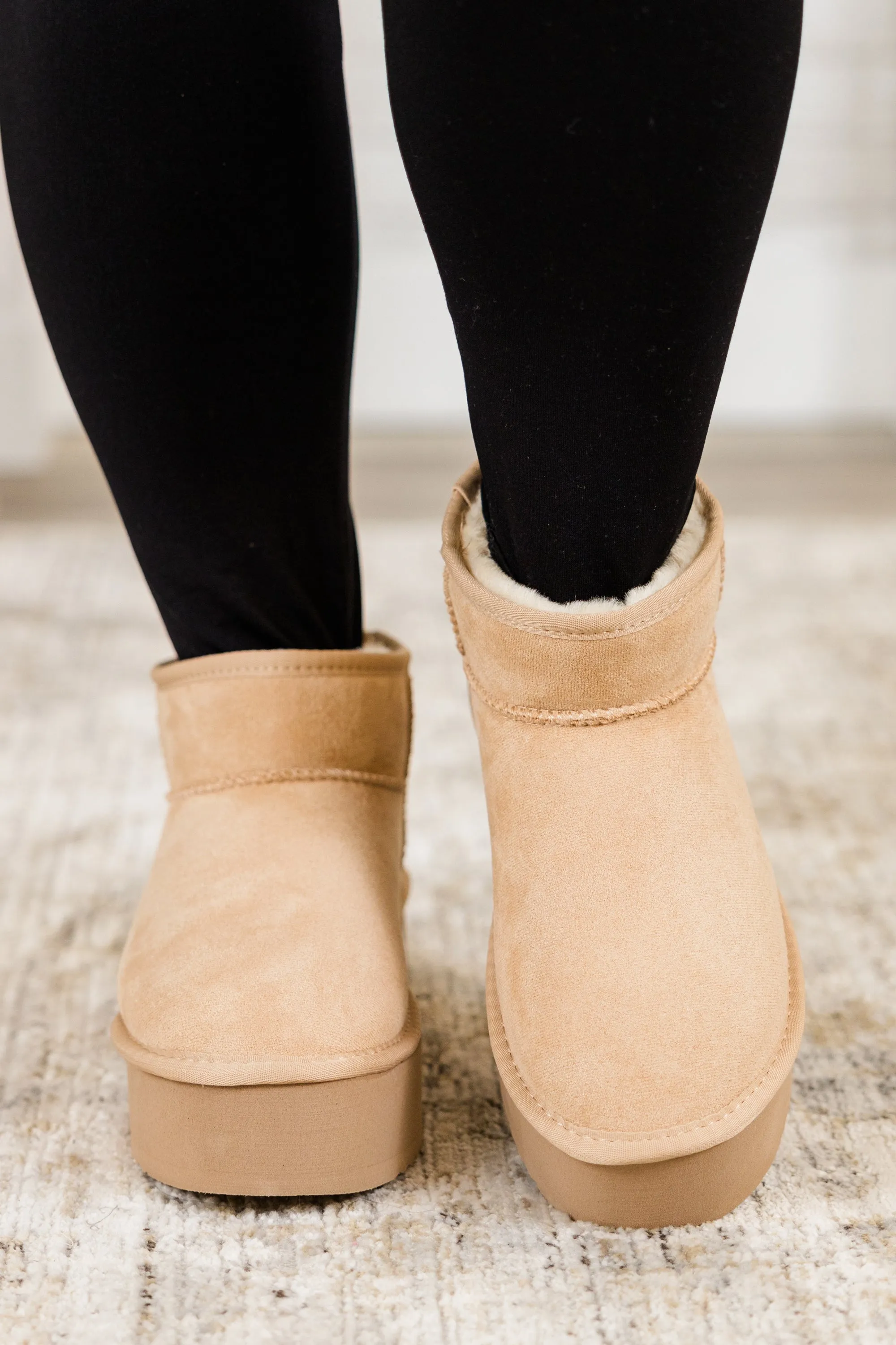 Cozy In Comfort Booties, Oatmeal