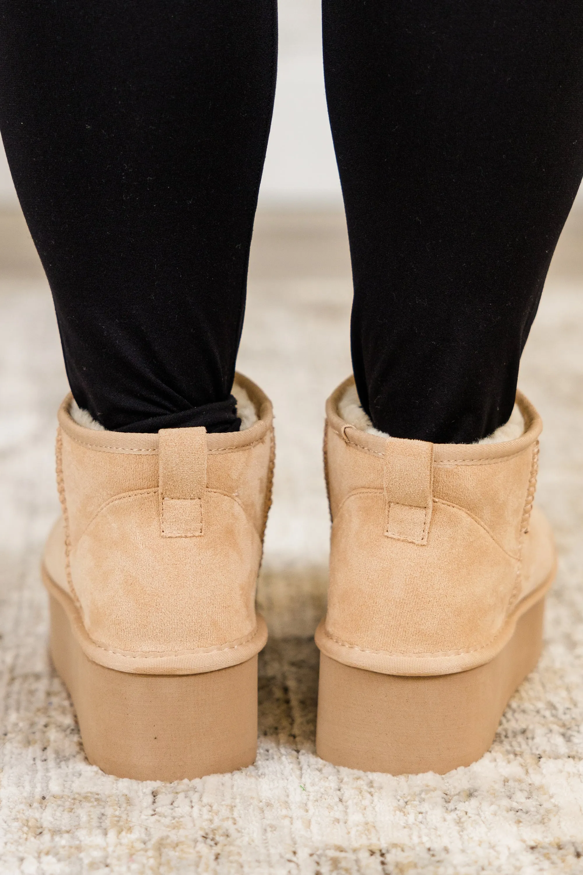 Cozy In Comfort Booties, Oatmeal