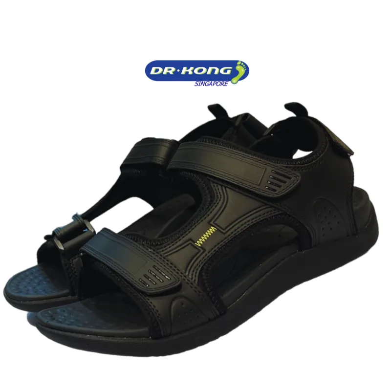 DR.KONG MEN'S TOTAL CONTACT SANDALS DK-S9000287-BLK(RP : $169)