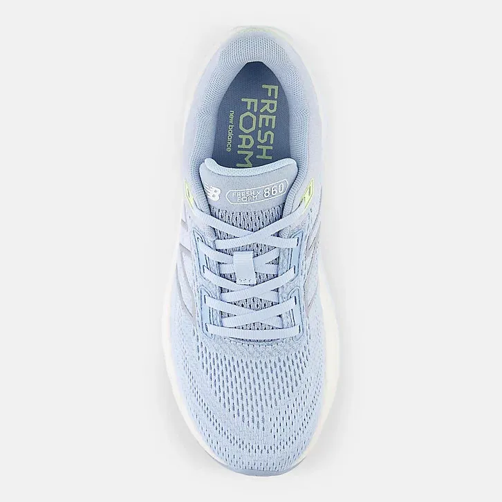 Fresh Foam X 860v14 - Light Chrome Blue with Limelight