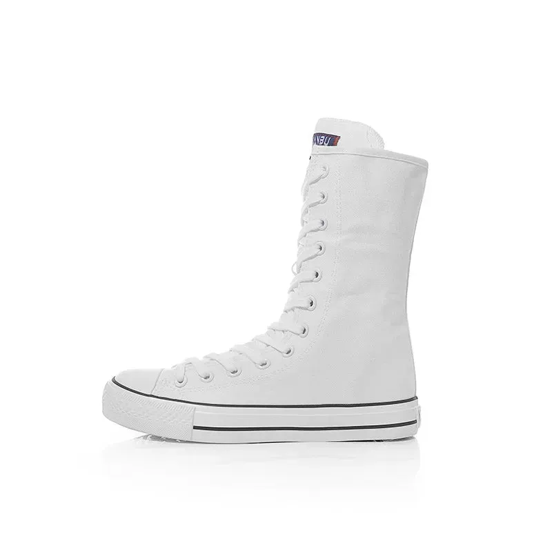 Funki Buys | Boots | Women's Men's Canvas Mid-Calf Sneakers