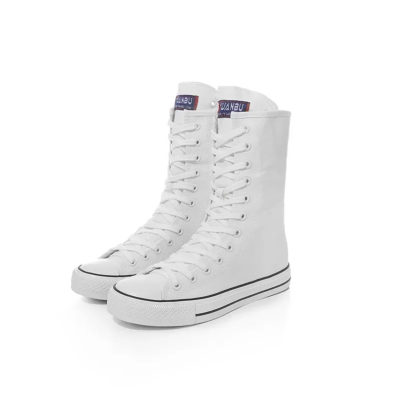 Funki Buys | Boots | Women's Men's Canvas Mid-Calf Sneakers