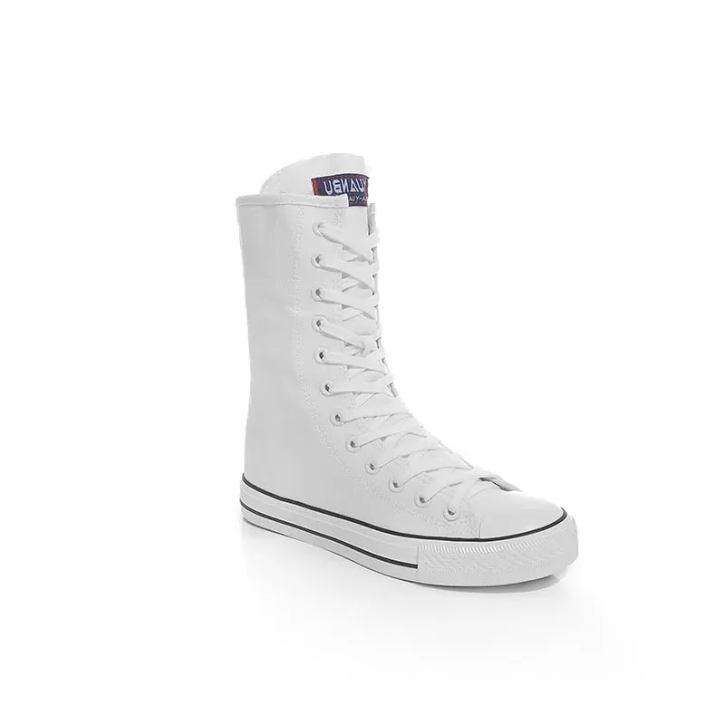 Funki Buys | Boots | Women's Men's Canvas Mid-Calf Sneakers