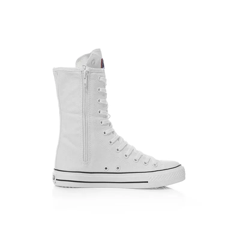 Funki Buys | Boots | Women's Men's Canvas Mid-Calf Sneakers