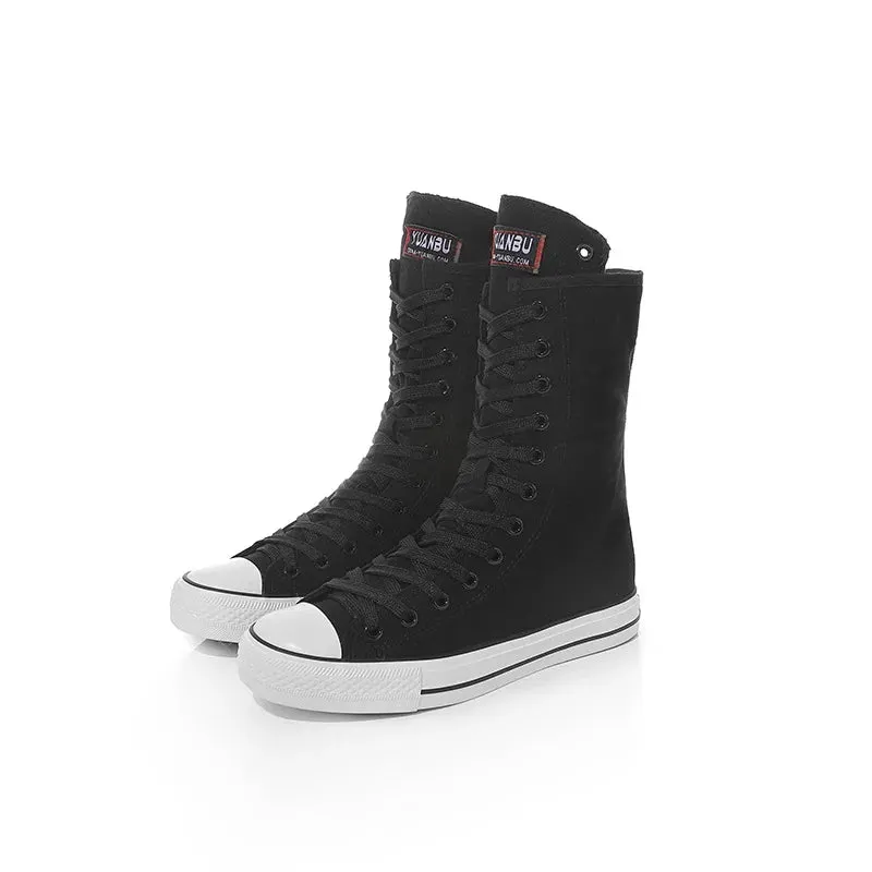 Funki Buys | Boots | Women's Men's Canvas Mid-Calf Sneakers