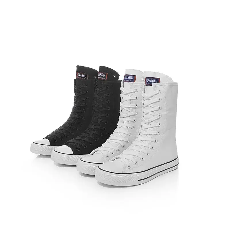 Funki Buys | Boots | Women's Men's Canvas Mid-Calf Sneakers