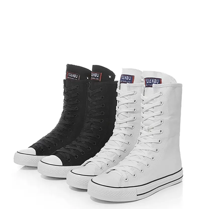 Funki Buys | Boots | Women's Men's Canvas Mid-Calf Sneakers