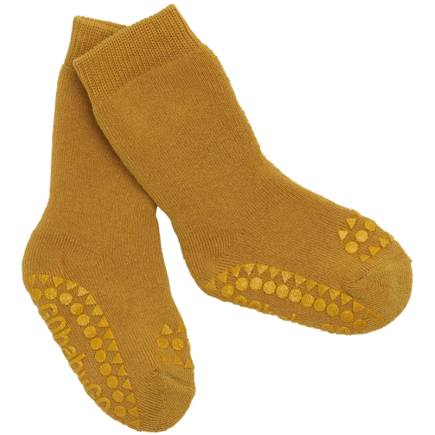 Gobabygo Mustard Non-slip Socks