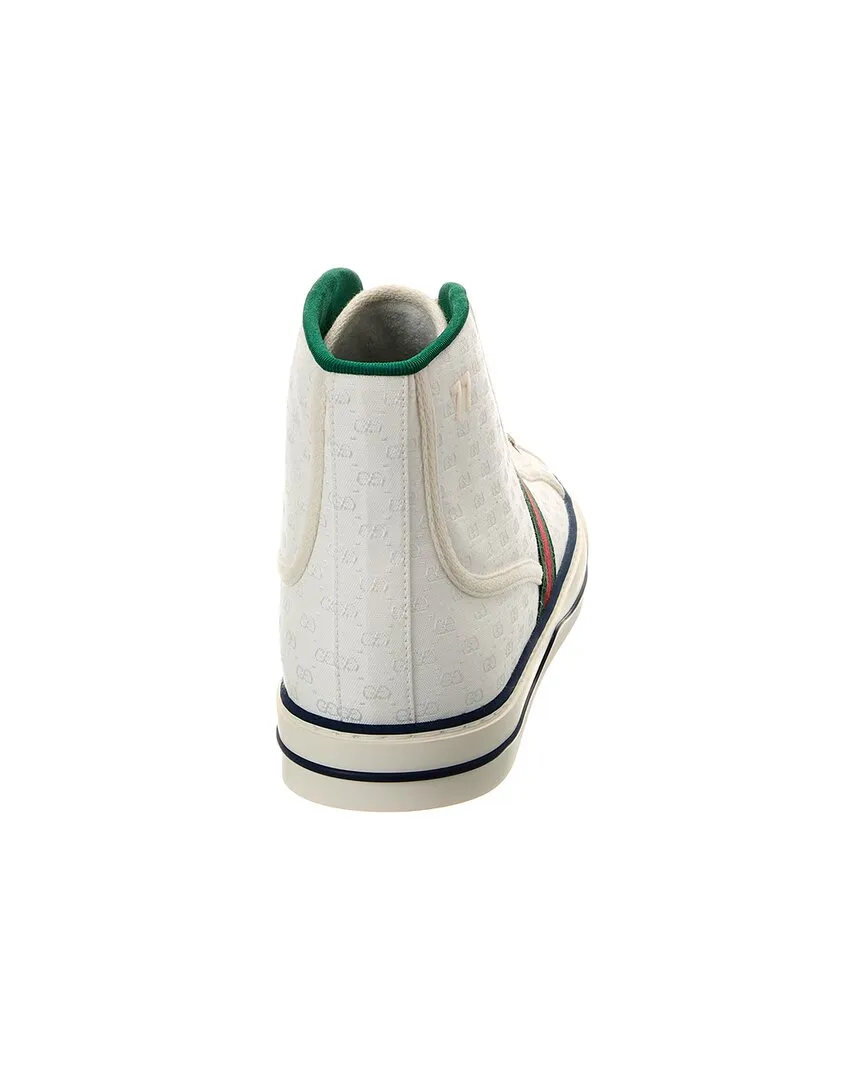 Gucci Tennis 1977 GG Canvas High-Top Sneaker