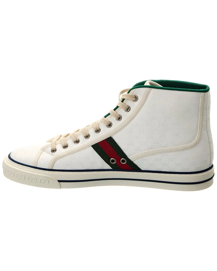 Gucci Tennis 1977 GG Canvas High-Top Sneaker