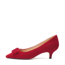 Jacqueline Velvet Red