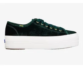 Keds Womens Triple Up Velvet Sneaker