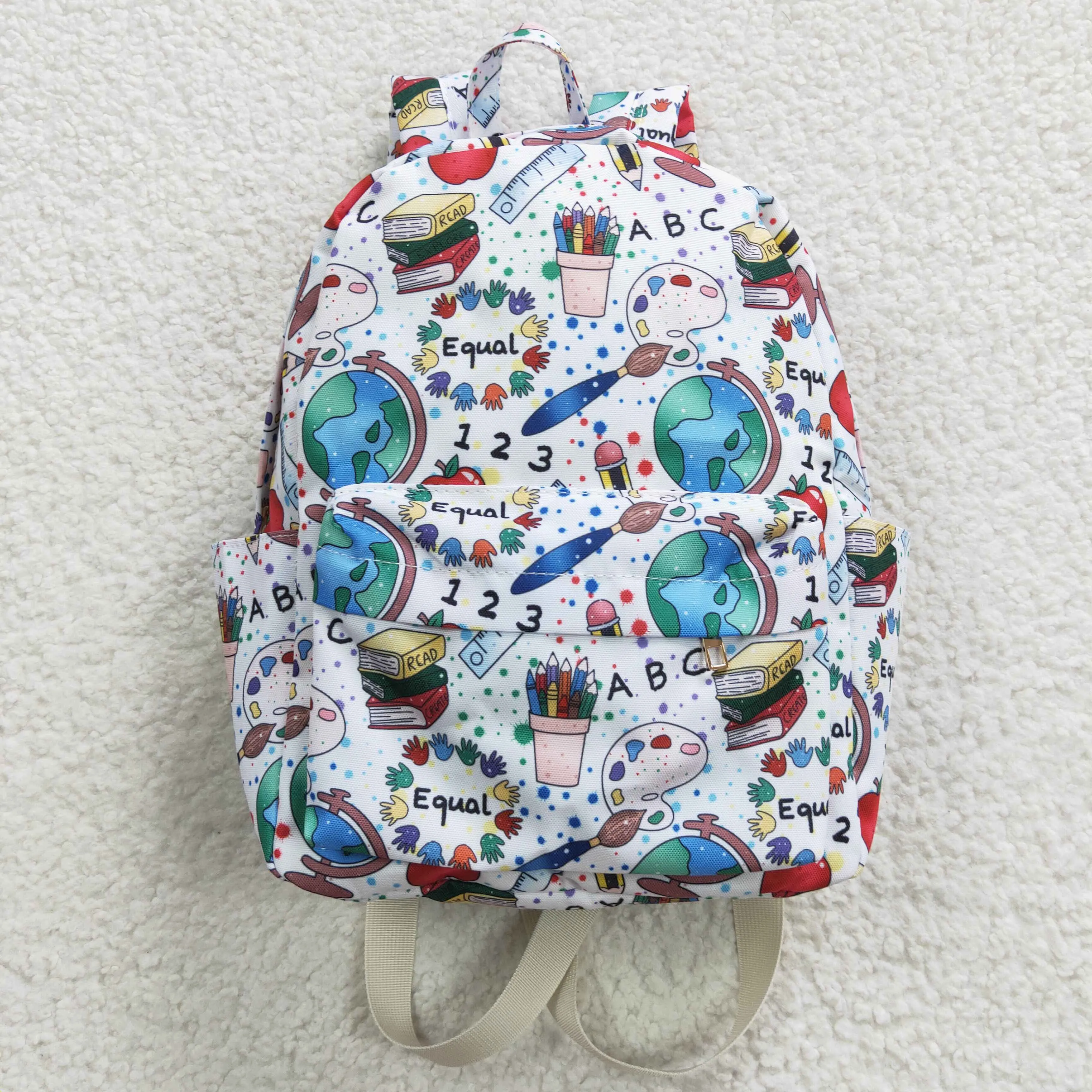 kids stationery printed shoulder bag BA0072