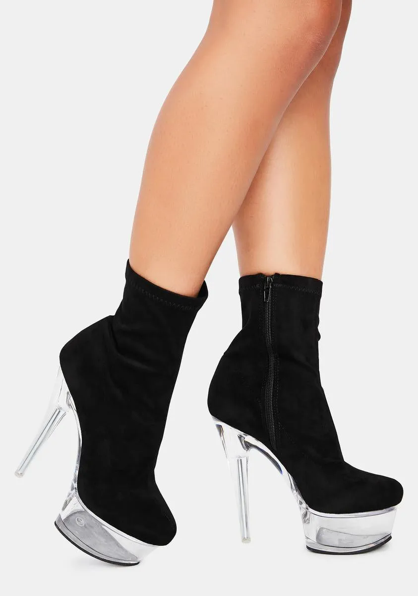 Kyky Clear Sock Booties