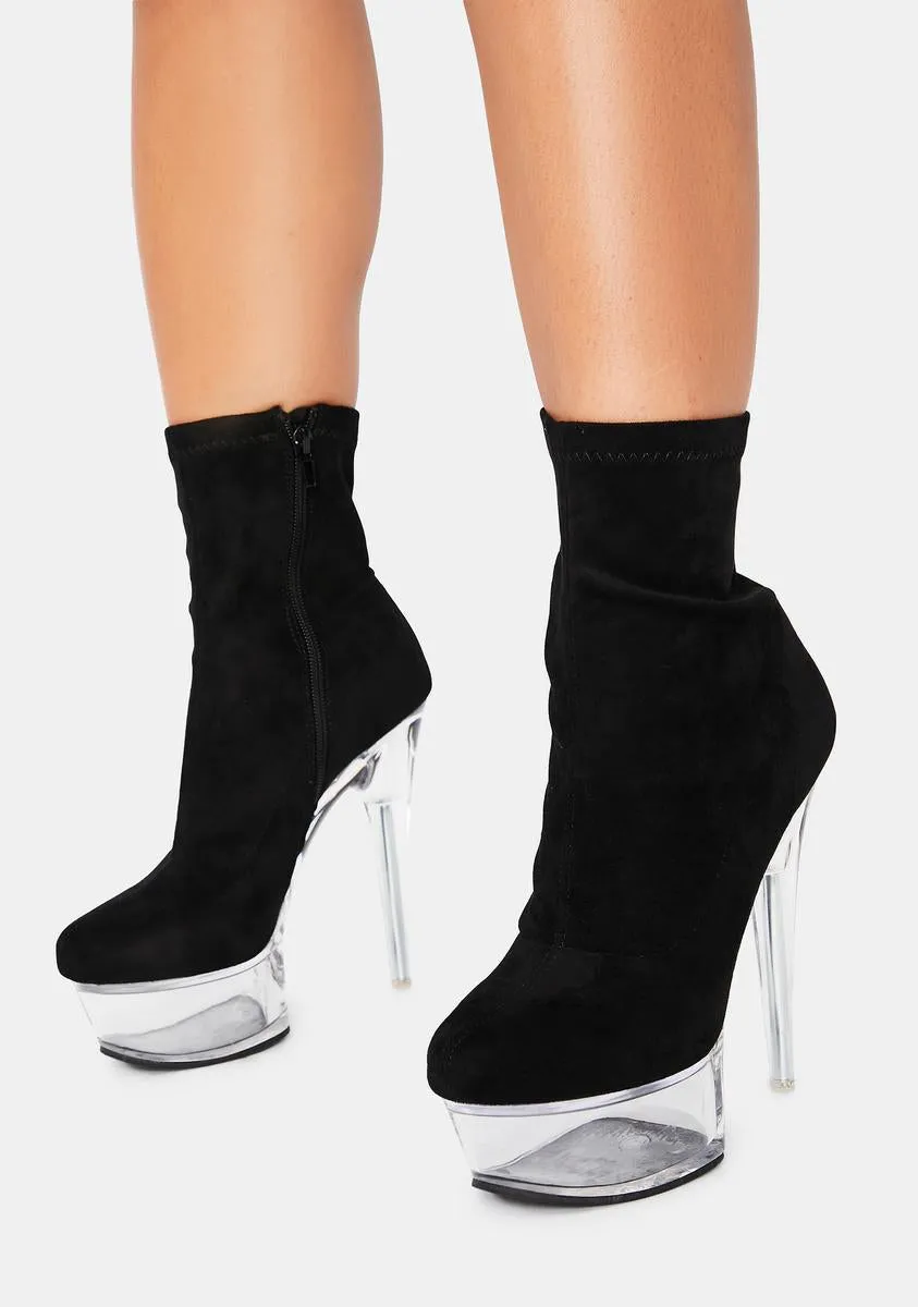 Kyky Clear Sock Booties