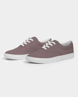 Medium Dark Pink Brown Women's Canvas Sneakers | Women's | Medium Dark Pale Pastel Pink Brown | C0M30Y15K60