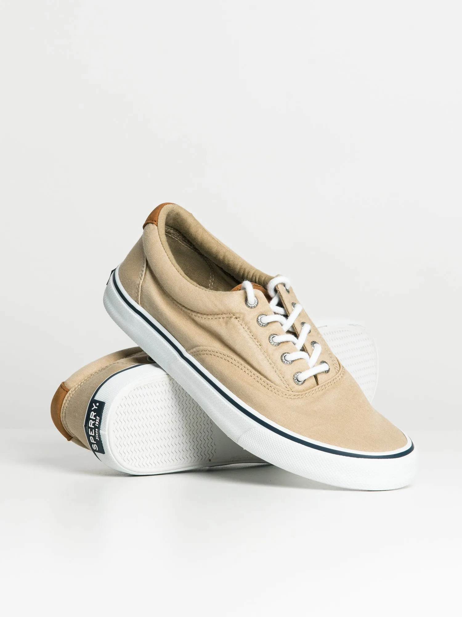 MENS SPERRY STRIPER II CANVAS VULCANIZED OXFORD SNEAKER - CLEARANCE