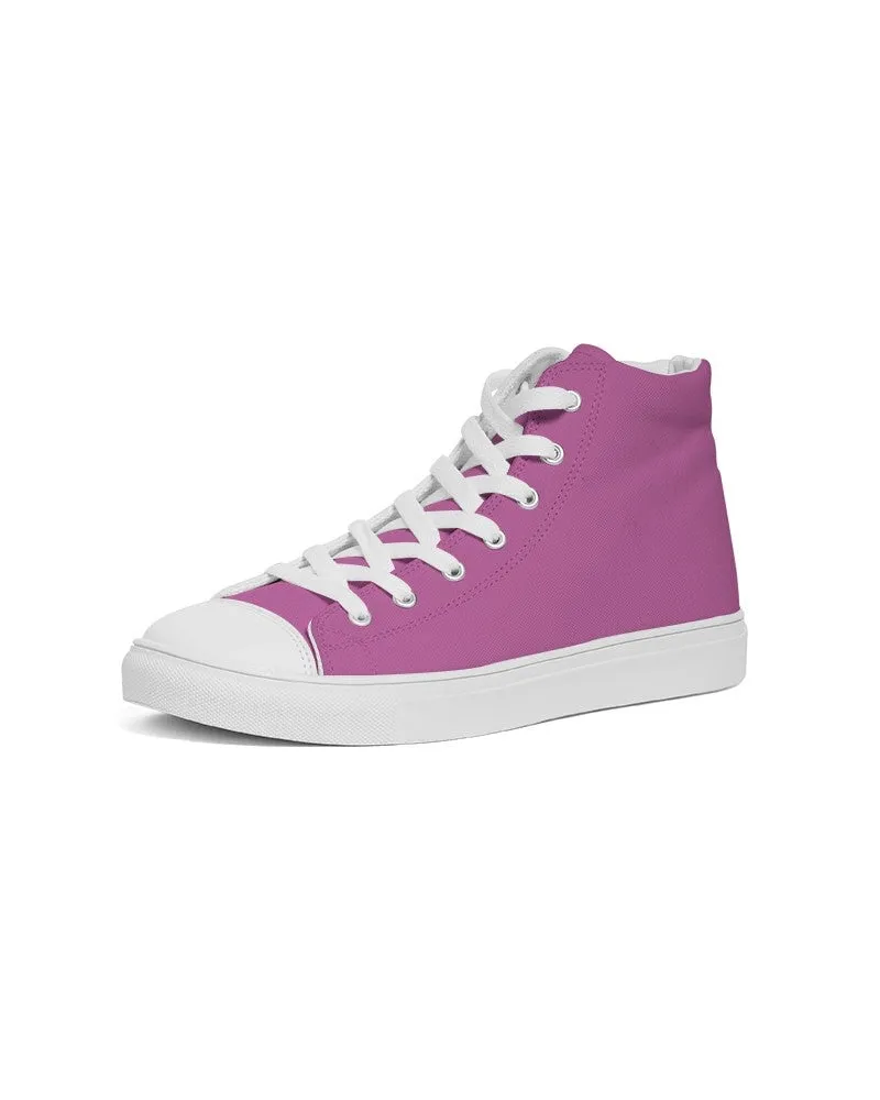 Midtone Purple High-Top Canvas Sneakers | Women's | C20M80Y0K0