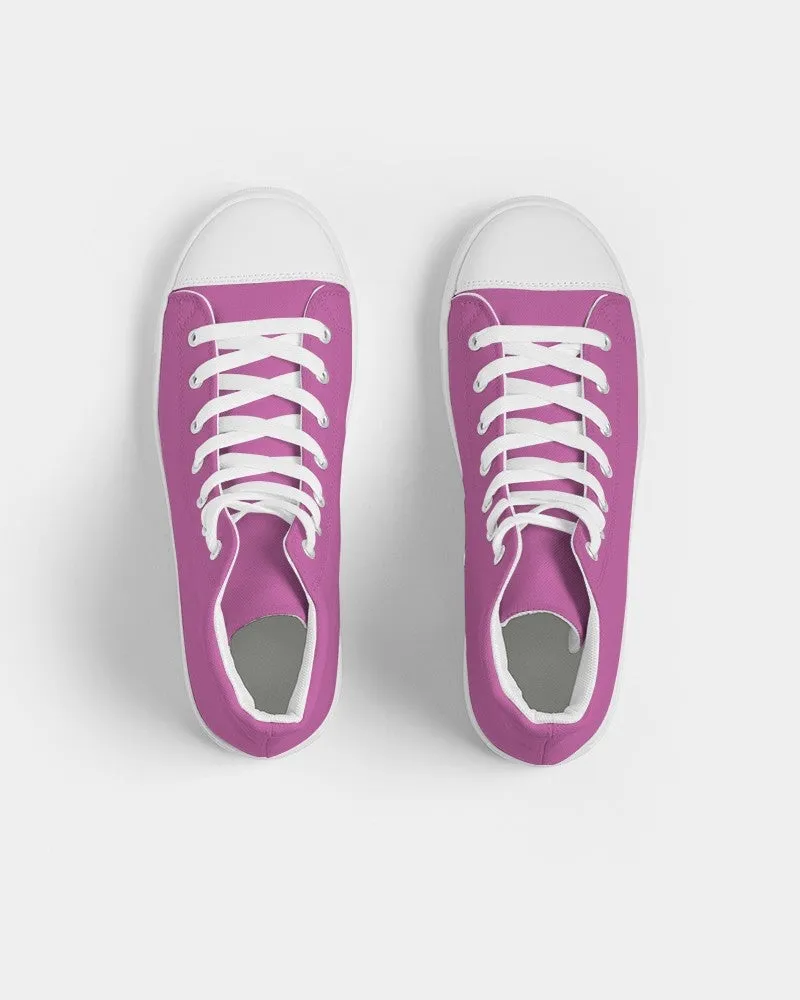 Midtone Purple High-Top Canvas Sneakers | Women's | C20M80Y0K0