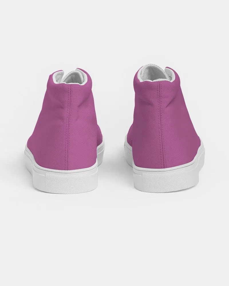 Midtone Purple High-Top Canvas Sneakers | Women's | C20M80Y0K0