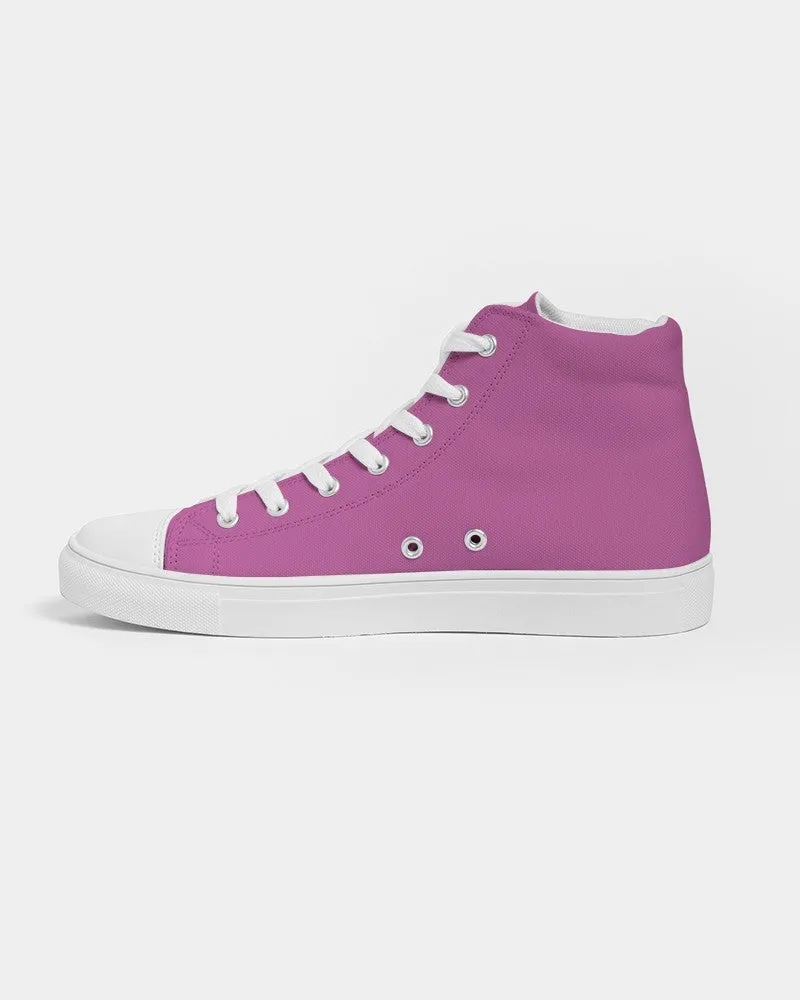 Midtone Purple High-Top Canvas Sneakers | Women's | C20M80Y0K0