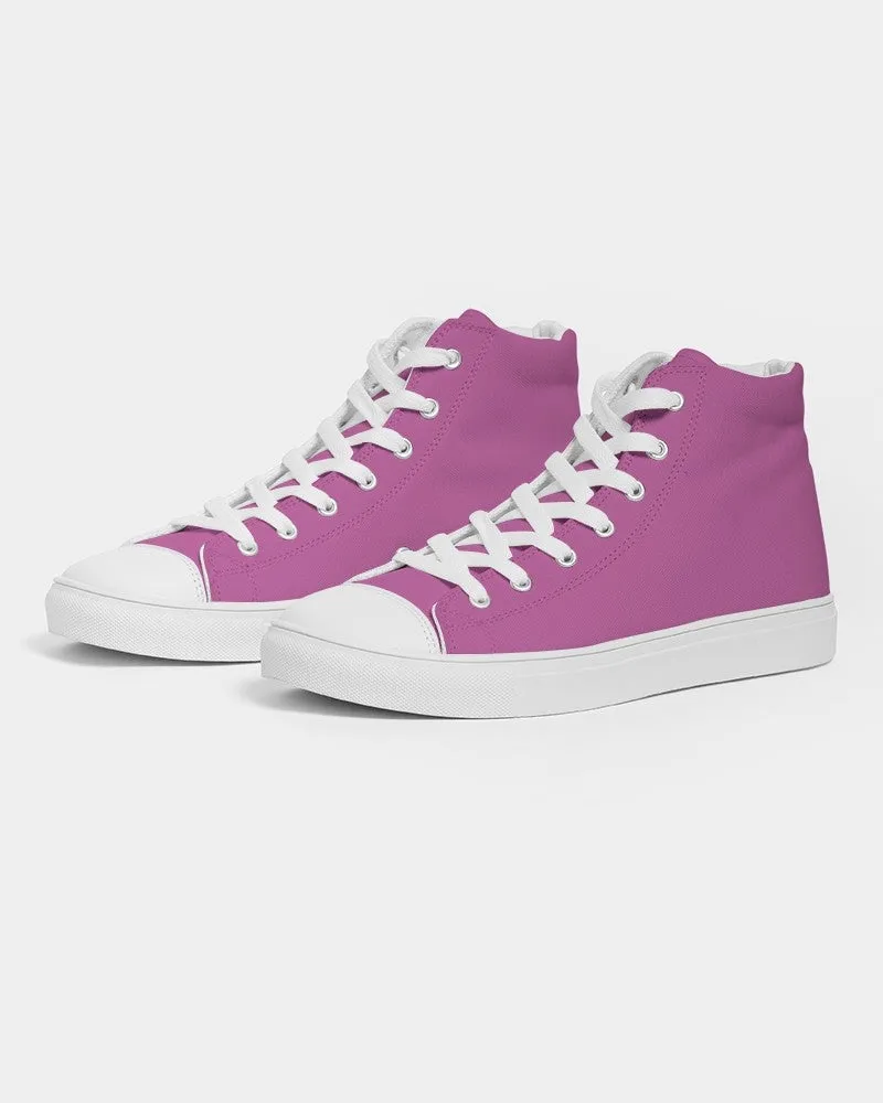 Midtone Purple High-Top Canvas Sneakers | Women's | C20M80Y0K0